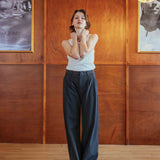 Dylan Trousers, Grey Stripe