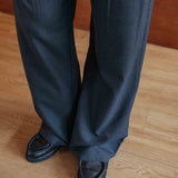 Dylan Wool Trousers, Charcoal