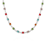 Alessia Necklace, Silver