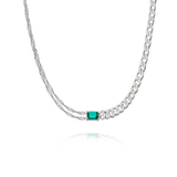 Brooke Necklace, Silver