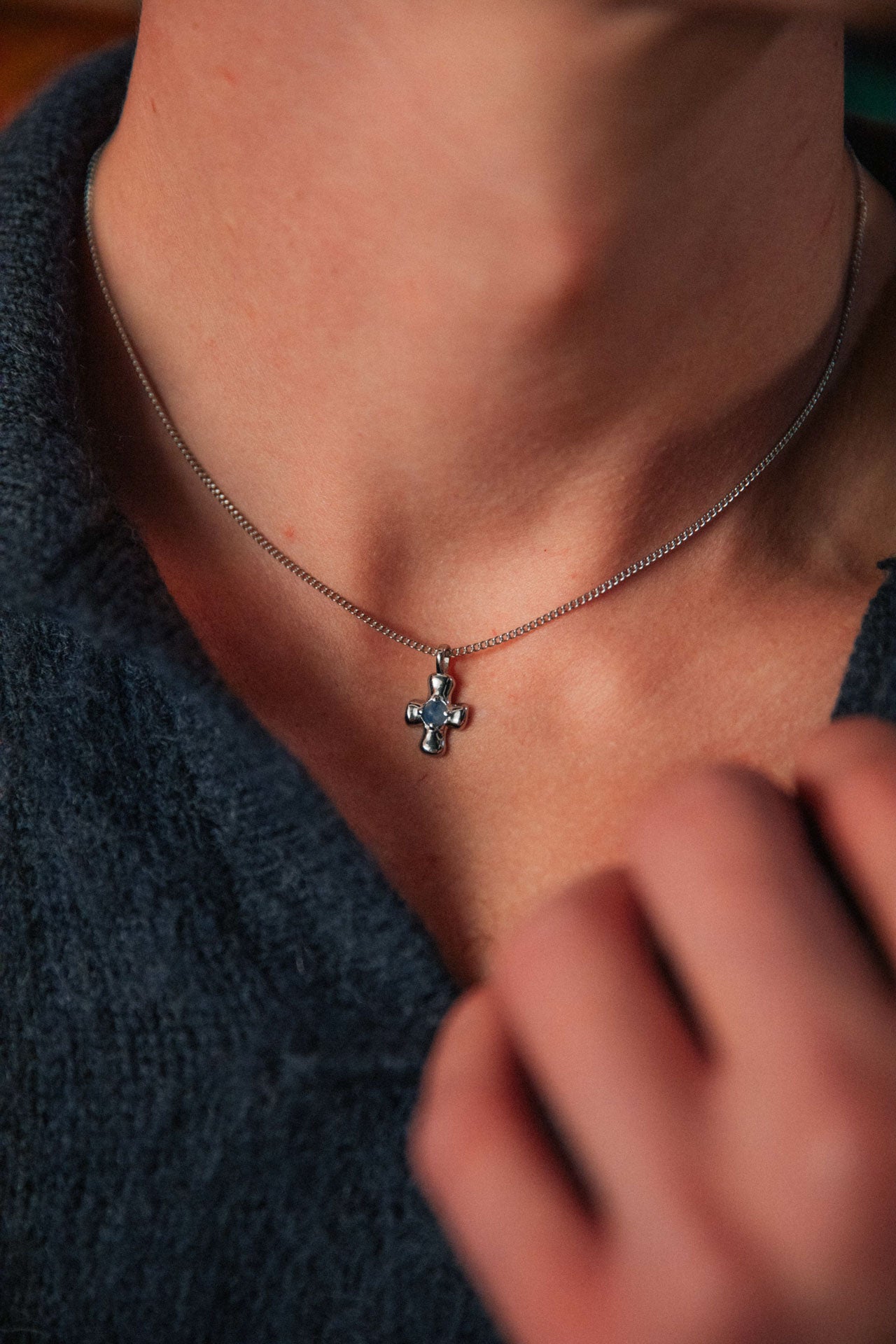 Aziel Silver Necklace | 33mm - Inspired by Nostalgia