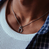 Medgar Necklace, Silver