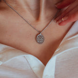 Clovis Necklace, Silver