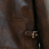 Zayn Leather Jacket, Brown