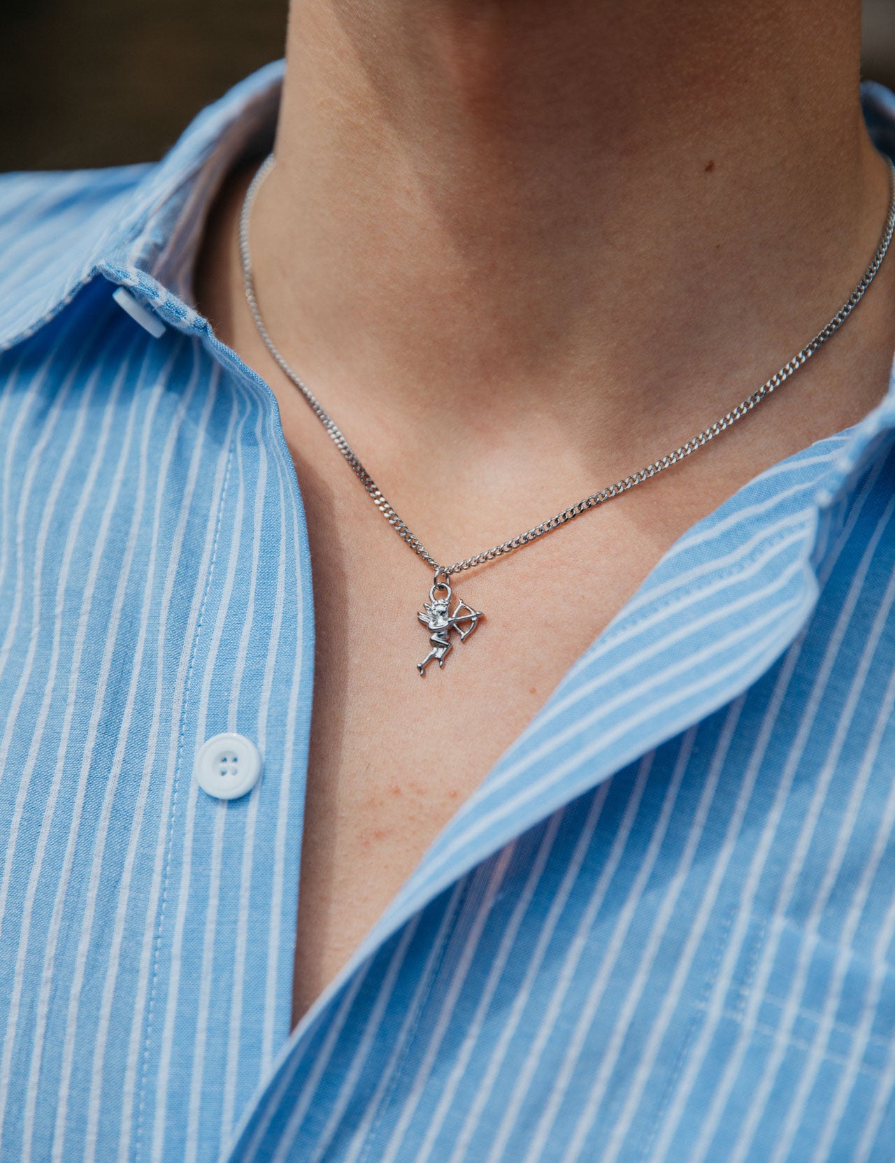 Eros Necklace, Silver