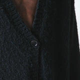 Cleo Mohair Cardigan, Black