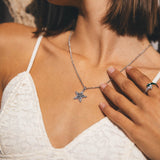 Estella Necklace, Silver