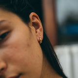 Luna Gold Earring, Pair