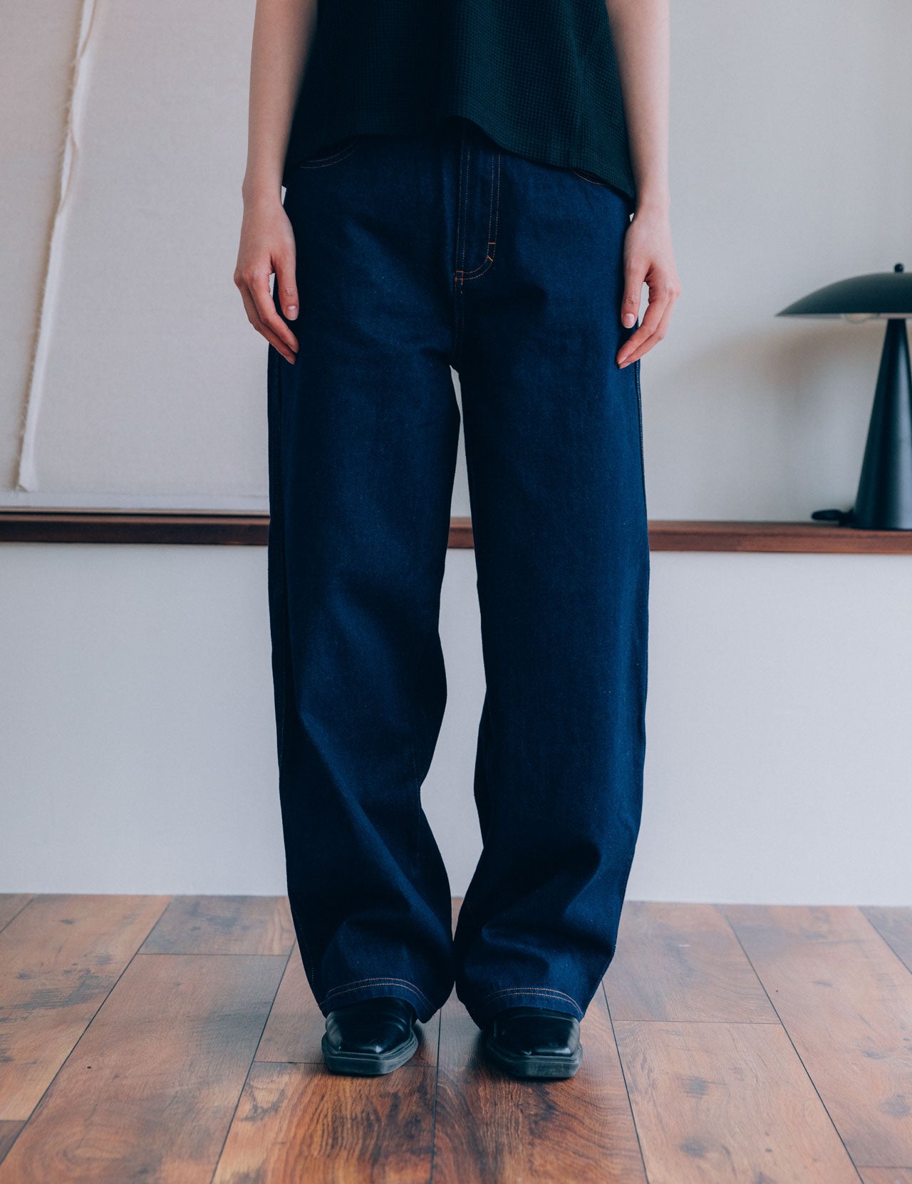 Vitor Wide Jeans, Cream