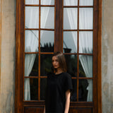 Daniel Boxy T-Shirt, Black