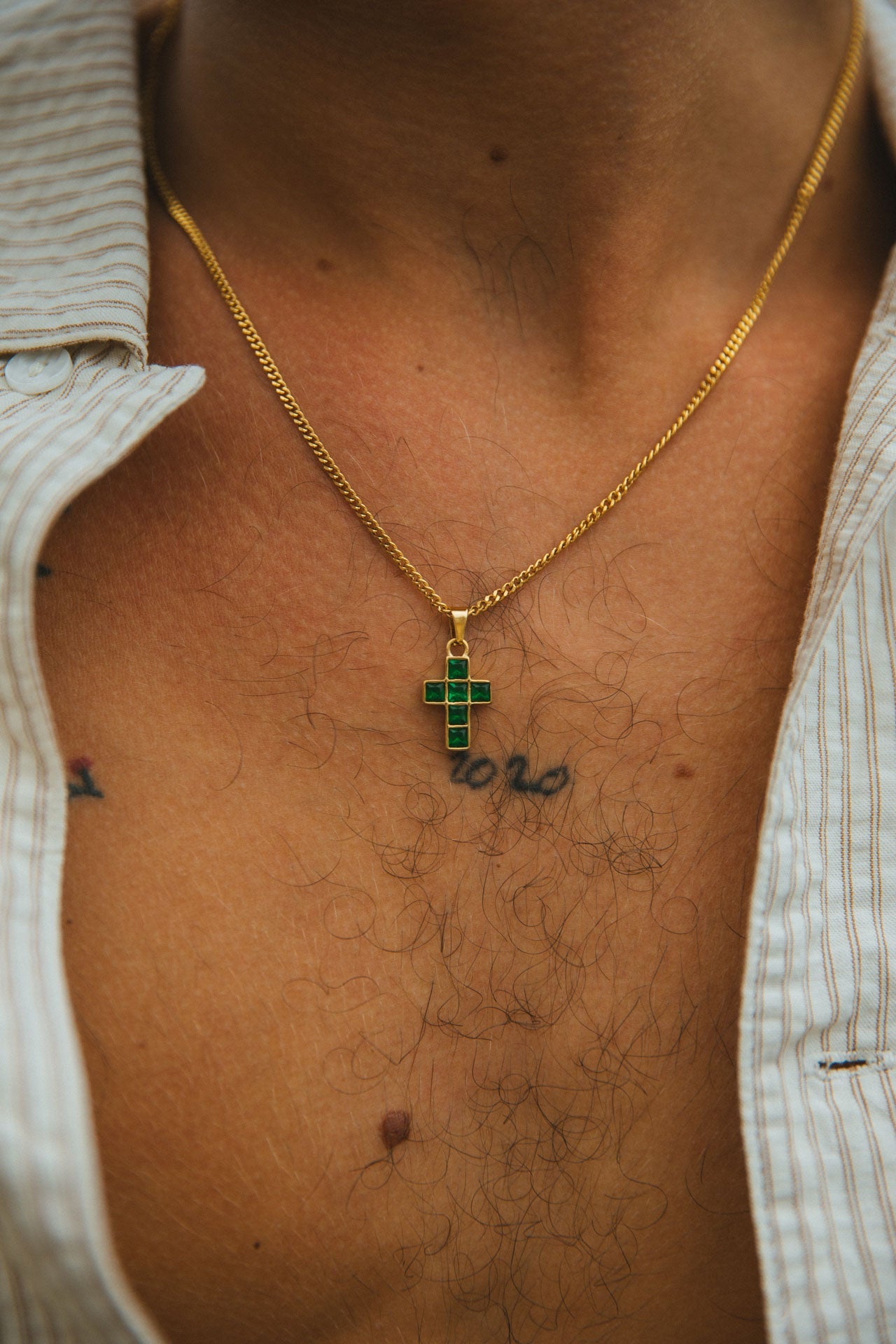 Cruz Gold Necklace | 33mm - Inspired by Nostalgia