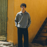 Mateo Cotton Polo, Grey