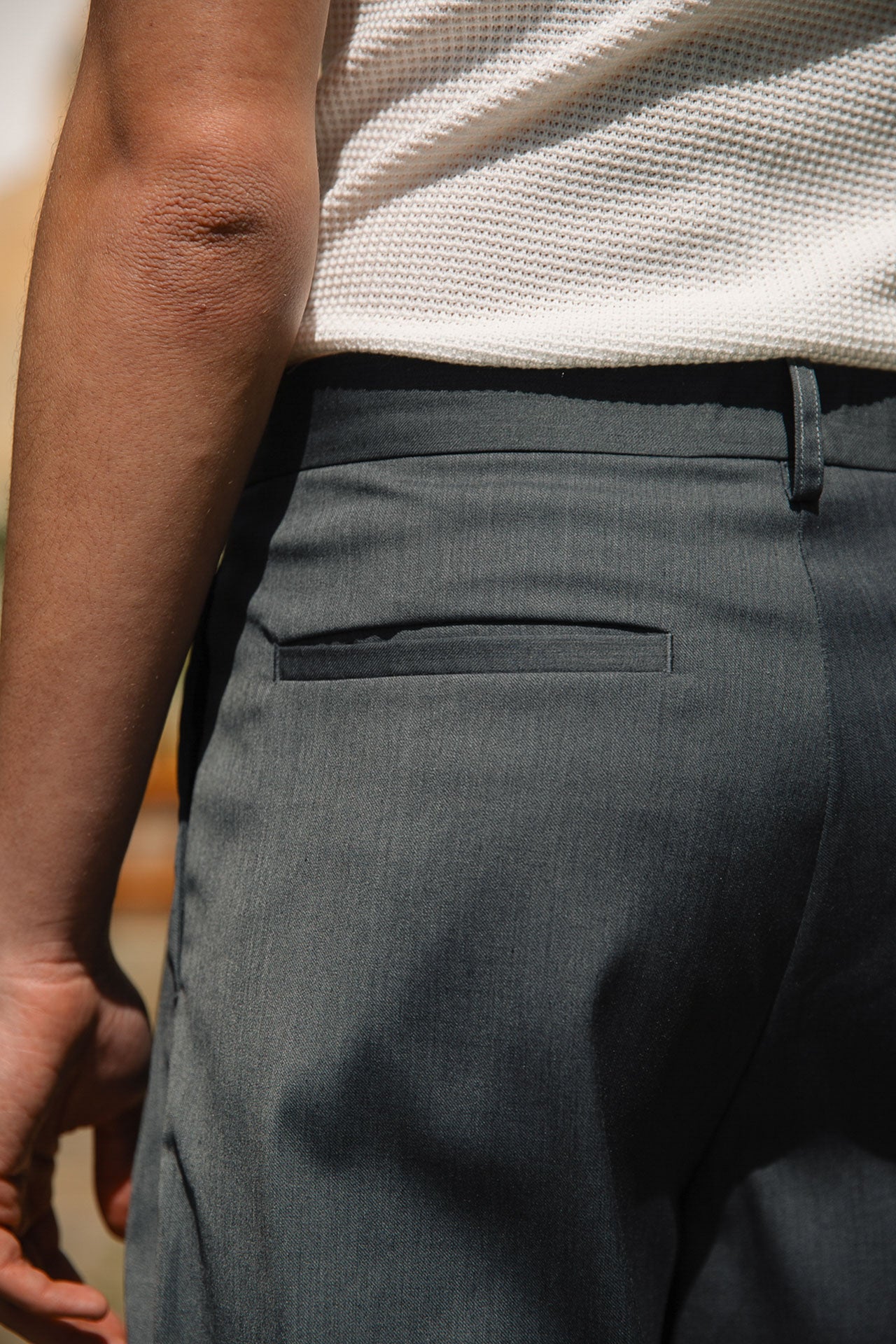 パンツ Multi Button Slacks Grey Slight Vogue Multi Button Slacks Grey Slight Vogue