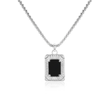 Dalton Necklace, Silver