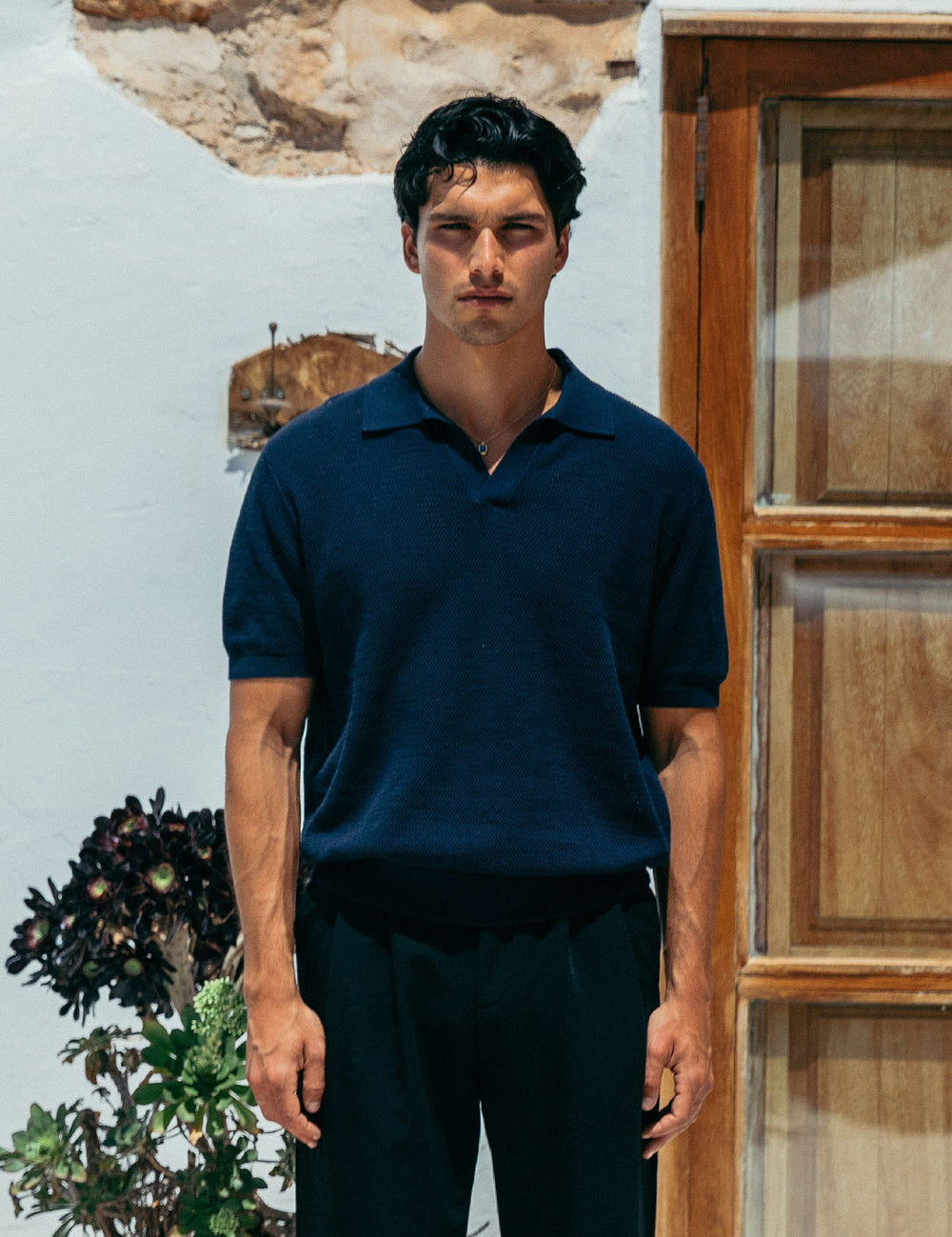 Dean Waffle Knit Polo