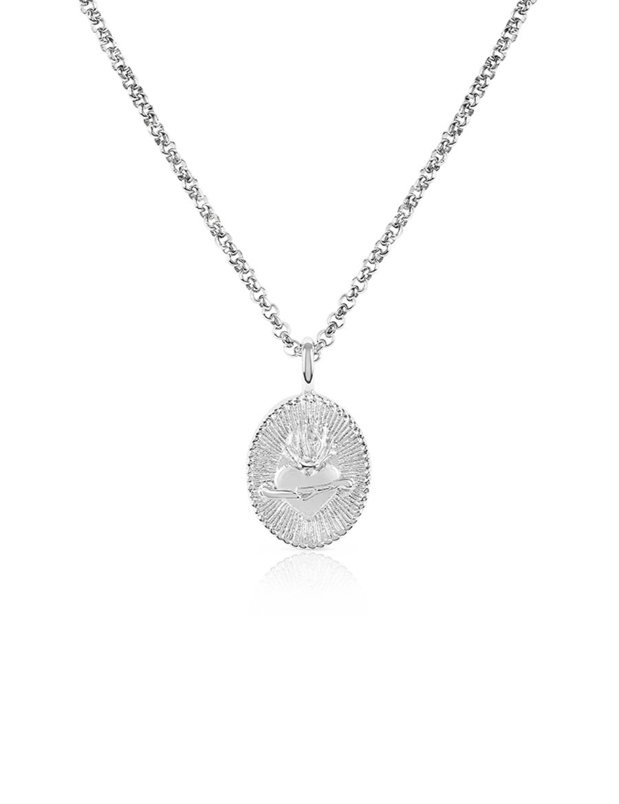 Lazare Necklace, Silver