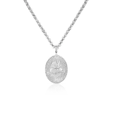 🎁 Lazare Necklace, Silver (100% off)