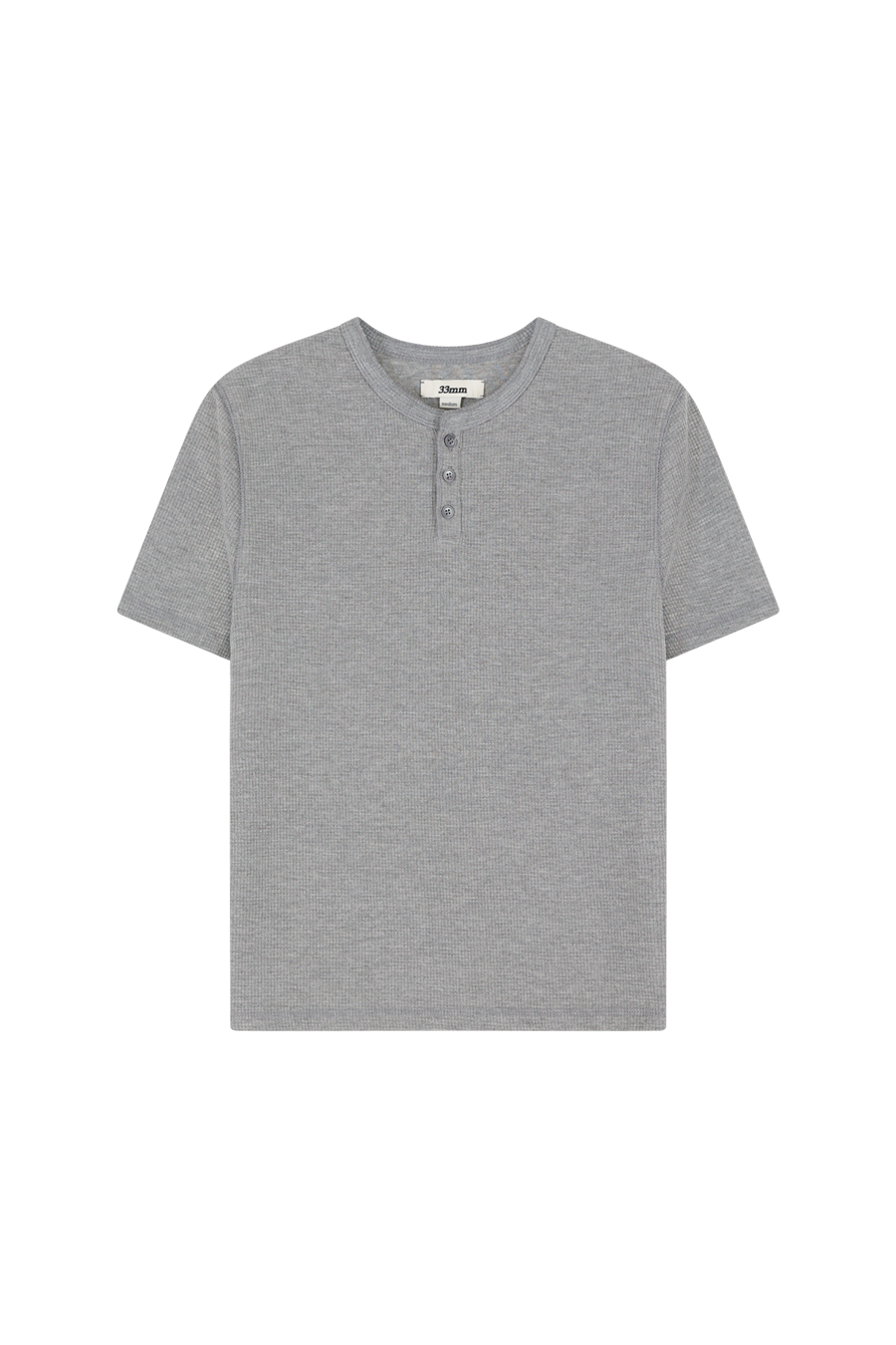 Nils Henley T-Shirt, Grey – 33mm