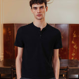 Nils Henley T-Shirt, Black