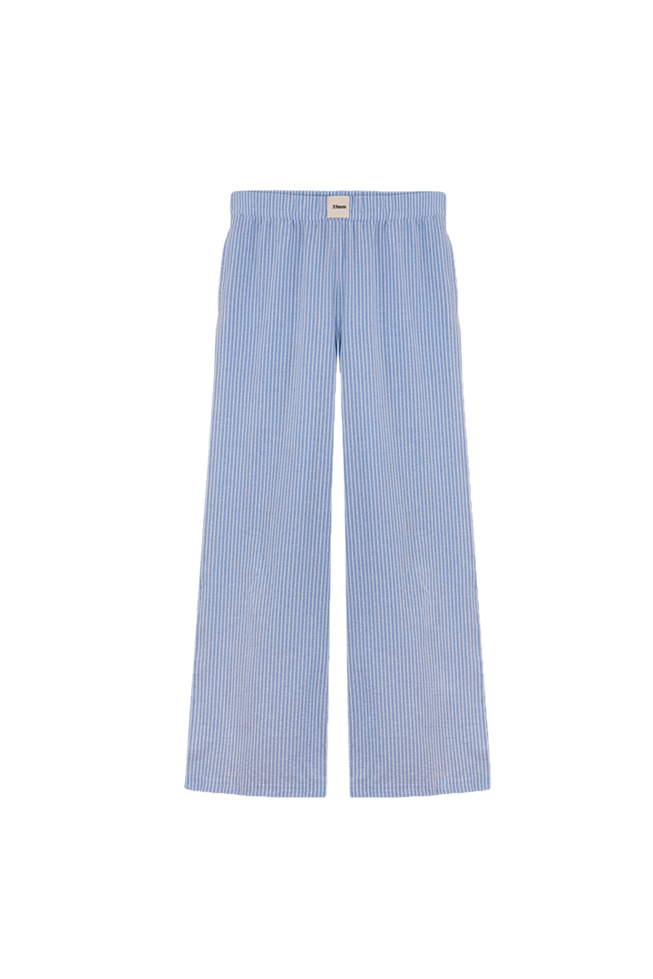 Tobias Pant in Midnight Navy Pinstripe