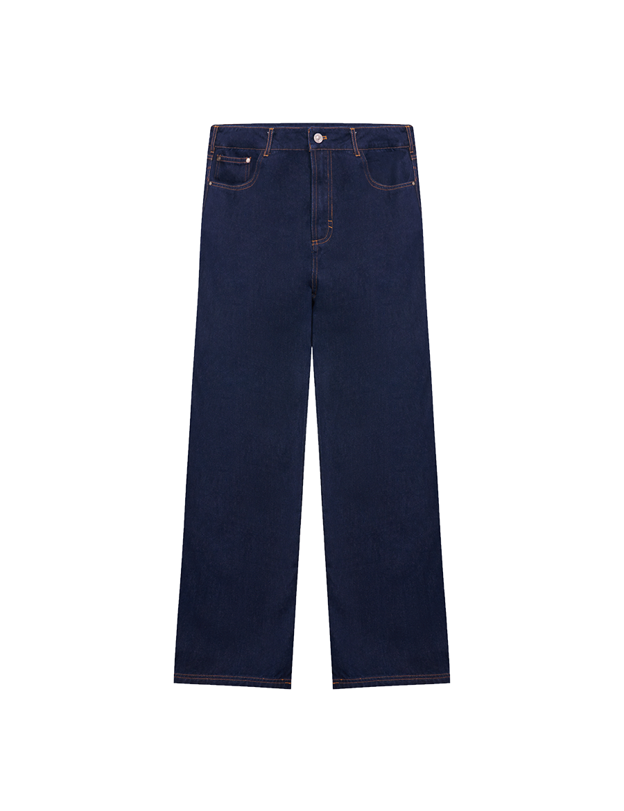 Vitor Wide Jeans, Cream