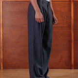 Dylan Wool Trousers, Charcoal