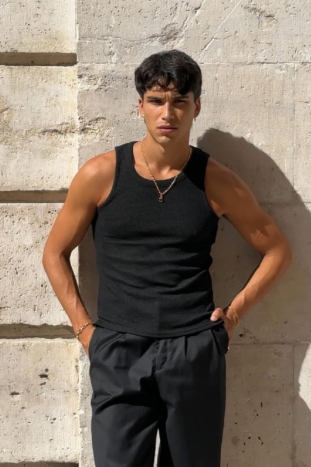 Andersen Black Tank Top | 33mm - Inspired by Nostalgia